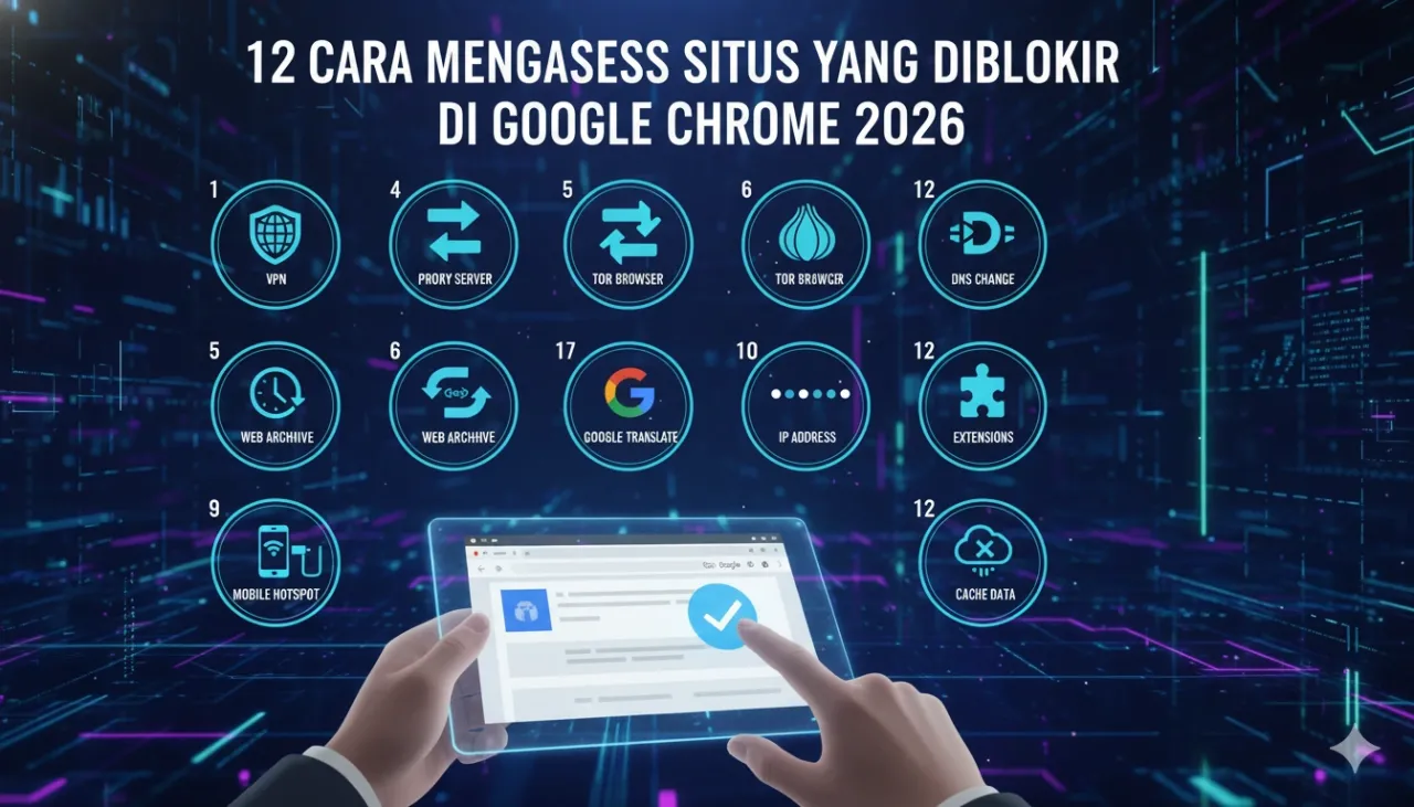 12 Cara Mengakses Situs yang Diblokir di Google Chrome 2026